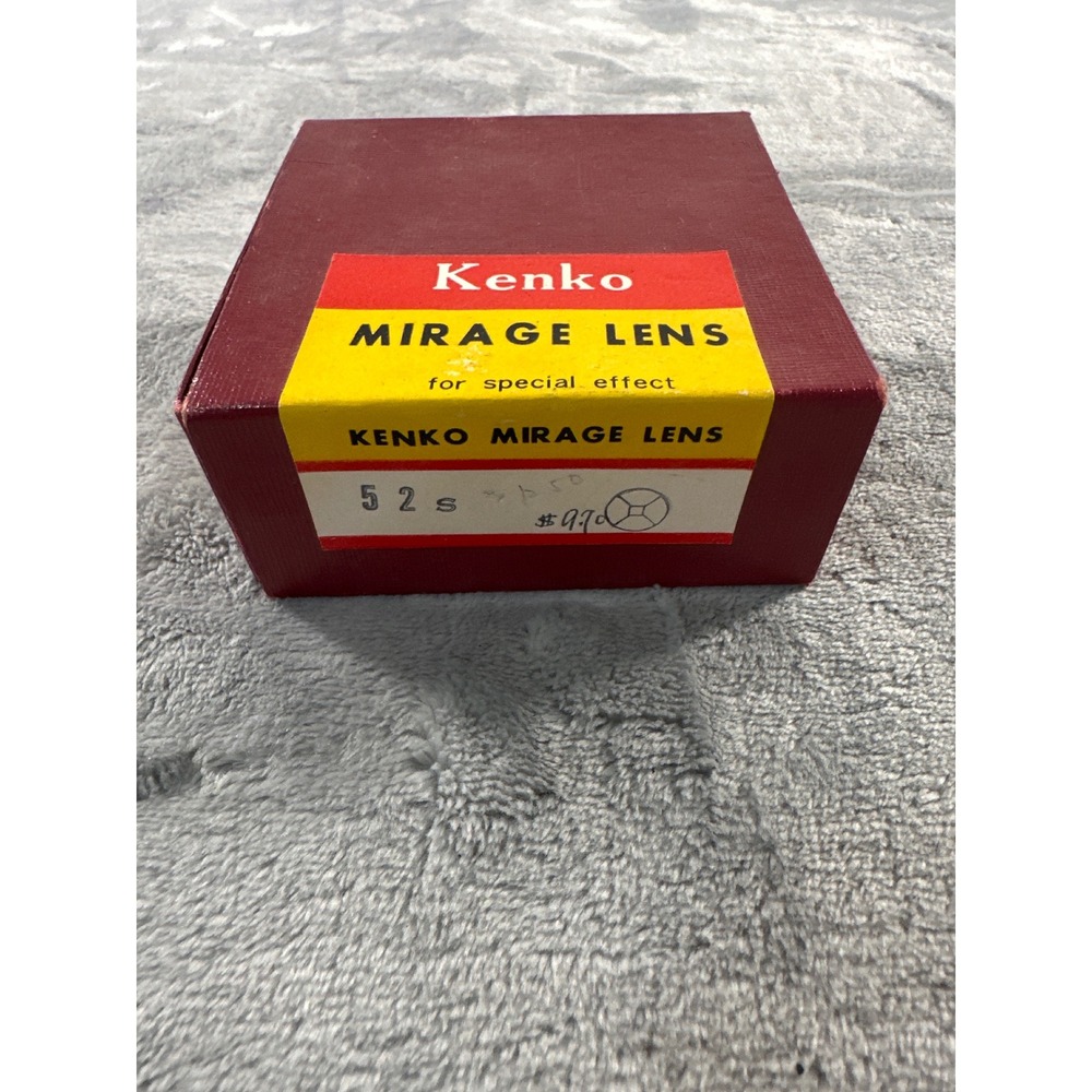 Kenko Mirage Lens 52mm Special Effect Prism Filter Vintage with Case and Box - Picture 2 of 7
